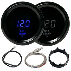 0-2192℉ EGT Exhaust Gas Temp Gauge W/ Sensor Harness Bracket Cars Boat 2'' 52mm