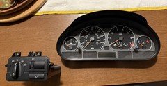 00-06 BMW E46 330i ZHP M/T INSTRUMENT CLUSTER SPEEDOMETER & LCM OEM 300k TESTED!
