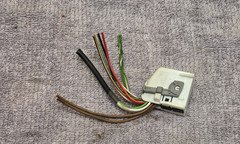 00-06 Mercedes W220 Instrument Speedometer Gauge Cluster Wires Harness Connector