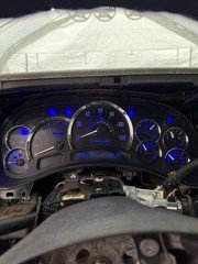 03-05 Escalade Platinum Speedometer Instrument Gauge Cluster CUSTOM BLUE LIGHTS