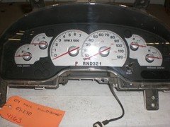 04 05 MOUNTAINEER SPEEDOMETER CLUSTER MPH W/MESSAGE CENTER 292080
