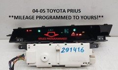 04-05 TOYOTA PRIUS SPEEDOMETER GAUGE INSTRUMENT CLUSTER *MILES PROGRAMED*