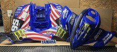 04-13 Genuine YAMAHA RAPTOR 350 FRONT REAR FENDER PLASTICS FENDERS GRILL SET