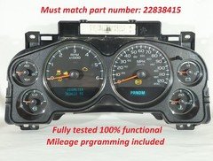 07 - 13 Silverado Sierra Tahoe Yukon Instrument Cluster Speedometer Any Miles