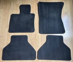 07 08 09 10 11 12 13 BMW E70 X5 08-14 E71 X6 BLACK CARPET FLOOR MATS RUGS OEM 27
