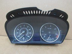 07 08 09 10 11 BMW X5 Instrument Speedometer Cluster UNK Miles *CRACKED TRIM*