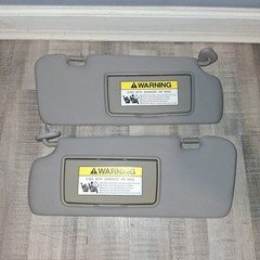 07-11 OEM Honda CR-V Sun Visor driver and passenger set (gray)