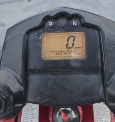 07-11 POLARIS SPORTSMAN HAWKEYE 300 gauge key switch speedometer display 3280470