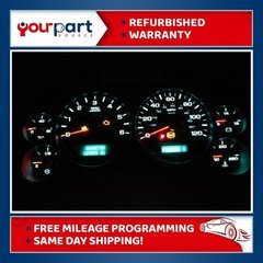 07-13 1500 2500 SIERRA SILVERADO INSTRUMENT CLUSTER SPEEDOMETER 25861660 REBUILT