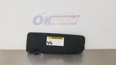 07 BMW M6 E63 COUPE SUN VISOR RIGHT PASSENGER BLACK ALCANTARA