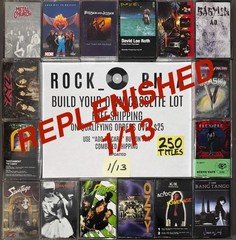 $1 and UP 80s 90s METAL Buy $25 get free shipping CASSETTE TAPES BUILD YOUR LOT