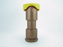   1" BRASS QUICK COUPLER VALVE WITH HIGH VIS COVER #44 RAIN BIRD/BUCKNER AND MOR