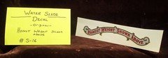 1 HONEST WEIGHT  SHOWN ABOVE S-16 ANTIQUE SCALE DECAL S-16