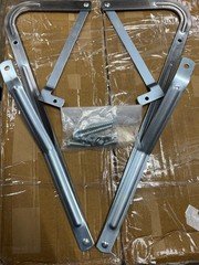 1 Pair of Attic Ladder Spreader Hinge Arms with Hardware LYOM-043S Brand New