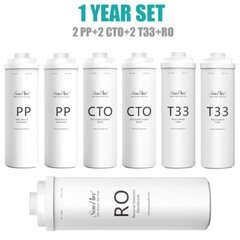 1 Year Set Water Filter Cartridge Replacement For SimPure T1-400 RO System