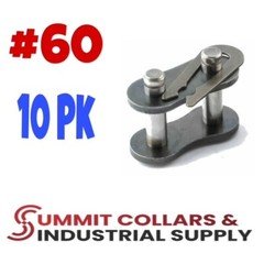 (10) #60 Roller Chain Connecting Links