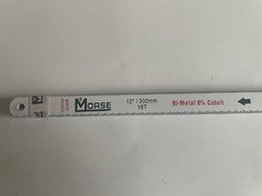 10 Count - Morse Hacksaw Blade 18 TPI Bi-Metal 1/2 in W x 12 in