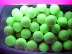 10 MARBLE KING BURMESE GLASS UV REACTIVE  9/16 " ( + or-)MARBLES $10.99 Lot A