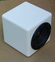 10" MARINE SUBWOOFER BOX ENCLOSURE JL AUDIO M6-10W WHITE