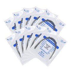10 Packs Dental Orthodontic Arch Wire Rectangular Niti Super Elastic Upper/Lower
