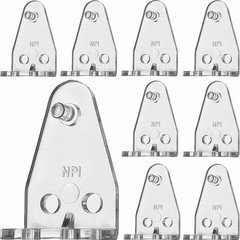 10 Pcs Hold Down Brackets for 1 Inch Mini Blinds Bottom Rail Hold Clips