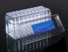 10 Pcs NGC/PCGS Coin Slab Protection Case w/ Storage Box Anti Tarnish Hairlines
