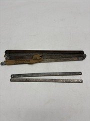 10 Vintage Griffin 12" Hacksaw Blades Tungsten Steel  18T NOS Blemished & 2x10"