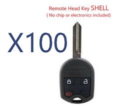 100 3-Button Remote Head Key Shell for Ford  2011-2019