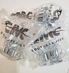 100 Clips CMC Southern T-Post Fence Clips 4 x 25-pack Class 1 - Galvanized USA