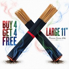 100 Incense Sticks 11" Bulk Pack Wholesale Hand Dipped Mix Match Variety Lot