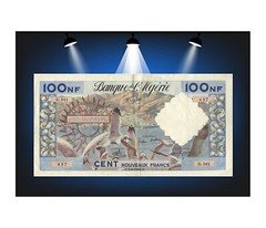 100 New Francs ALGERIA 1961 P.121b EF