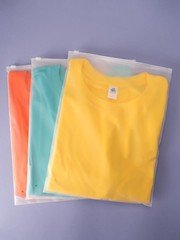 100 Pack Clothes Packaging Bags for Shipping, 10x13'' Frosted Zipper Bag for ...
