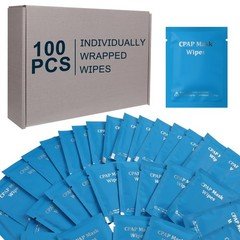 100 Pack CPAP Mask Wipes Travel Wet Unscented M, white