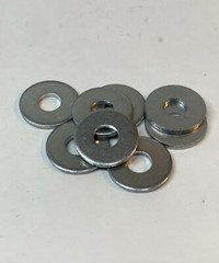 (100 pcs) Washers for Blind Rivets Aluminum, for 3/16" Rivet, 0.197" ID, 0.5" OD
