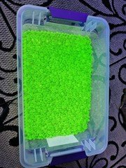 1000 Uranium Glass Marbles 10mm