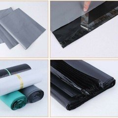 100pcs of Mail Packing Bag Grey Postal Packaging Self Seal Thick Portable New
