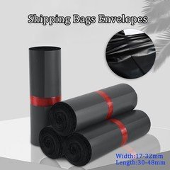 100PCS Self-Adhesive Shipping Bags Envelopes Packaging Premium Bag Width 17-32mm