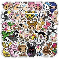 100Pcs Tokidoki 2024 Wall Calendar Stickers for Phone Case Laptop Waterproof