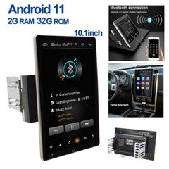 10.1" Android 11  32G Rotate Vertical Screen WIFI Car Radio Stereo BT Head Unit
