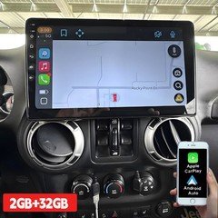 10.1" For Jeep Wrangler JK 2007-2017 Apple Carplay Android 13 Radio GPS Navi FM