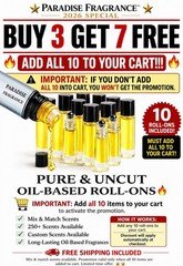 10ML Premium Luxury Body Oil Women Custom Fragrance Roll-on (add All 10 In Cart)