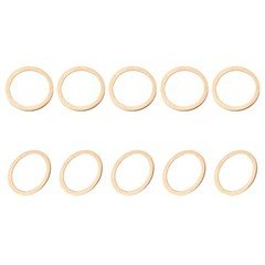 10Pack 25mmx31mmx1mm(IDxODxT) Copper Flat Washers Copper Flat Ring Gaskets