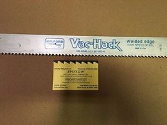 10PC- 14" X 1-1/2" X .075 X 4T POWER HACK SAW BLADE MILFORD VACHACK WELDED EDGE