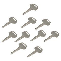 10pcs Keys 787 For Komatsu Heavy Equipment Key Excavator Dozer Loader Backhoe