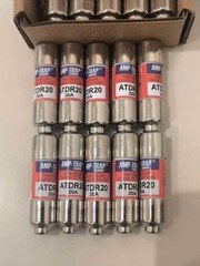 10PCS OEM Class CC Fuse ATDR20 ATDR-20, Time delay fuse 600V 20A