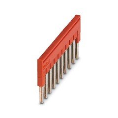 10pcs PHOENIX FBS 10-5 3030213 Plug-in Bridge 10 Positions 5.2 mm Pitch Red New