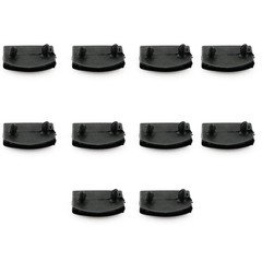 10Pcs Replacement Bed Slat Holders Kits Bundles Plastic White End Caps Holder...
