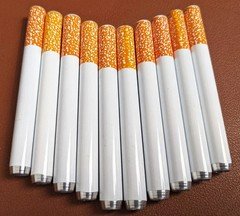 10x Metal One Hitter Dugout Pipe Cigarette Bat Large 78mm / 3.07" Free Shipping