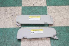 11-13 Elantra Gray Overhead Roof Pair LH RH Sun Visor Shade Illuminated OEM OE