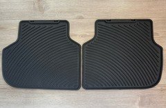11-18 VW Jetta Mk5 Mk6 Set of 2 Rear Floor Rubber Monster Mats Set Oem Sedan